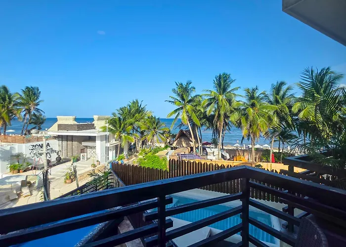 Oceanfront Retreat In Aldea Thai At Mamitas Playa del Carmen