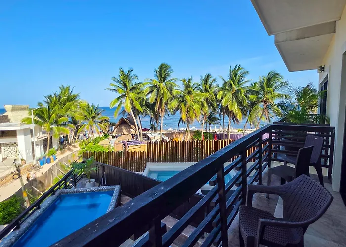 Oceanfront Retreat In Aldea Thai At Mamitas Apartamento